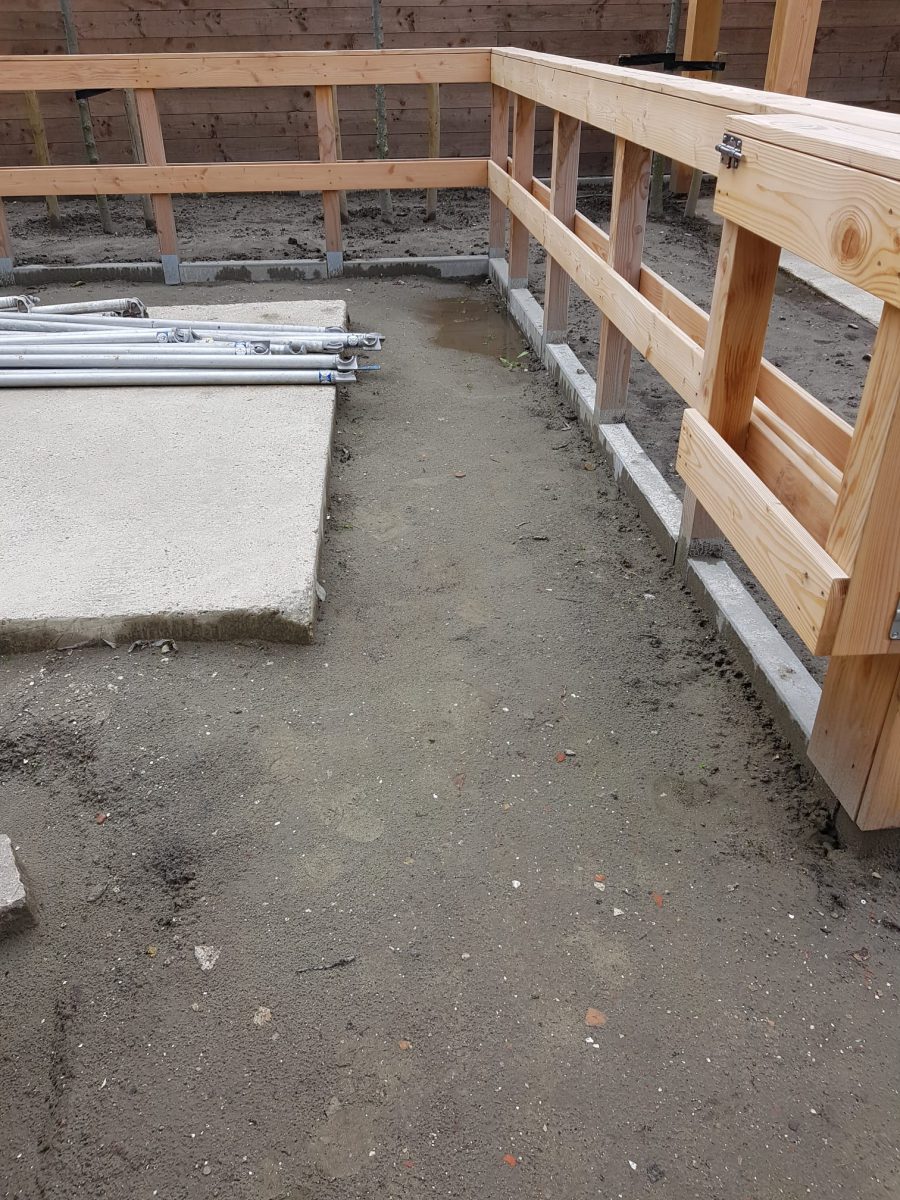 Bestrating tuin Dreischor