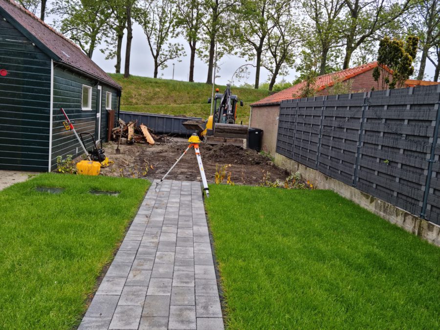 Aanleg van terras