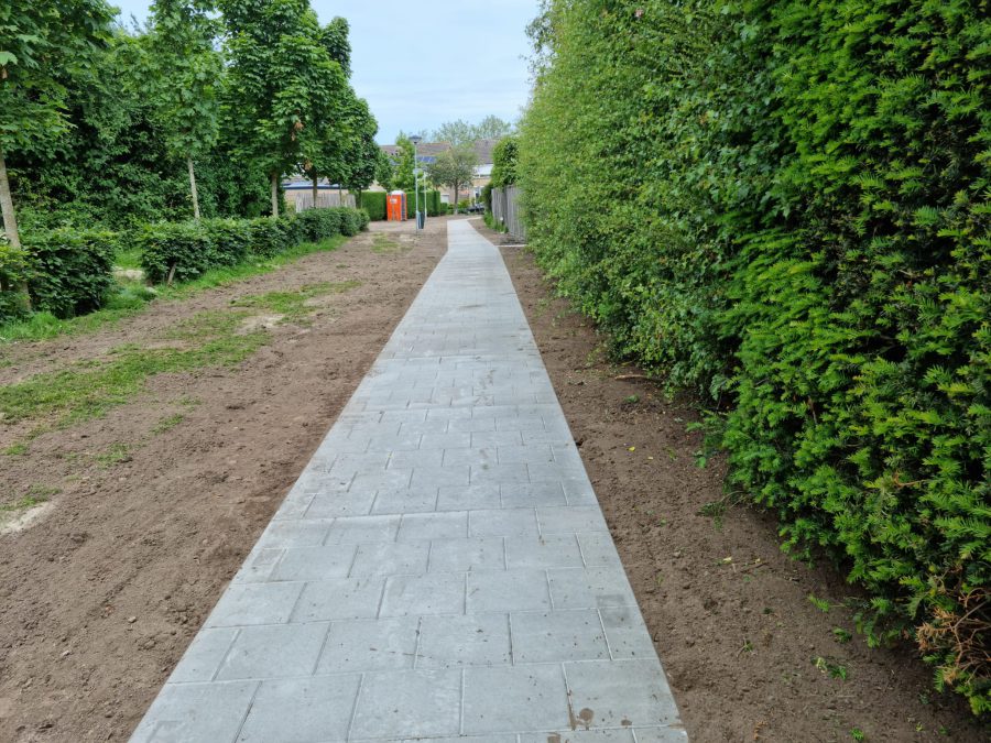 Aanleg voetpad Grintweg