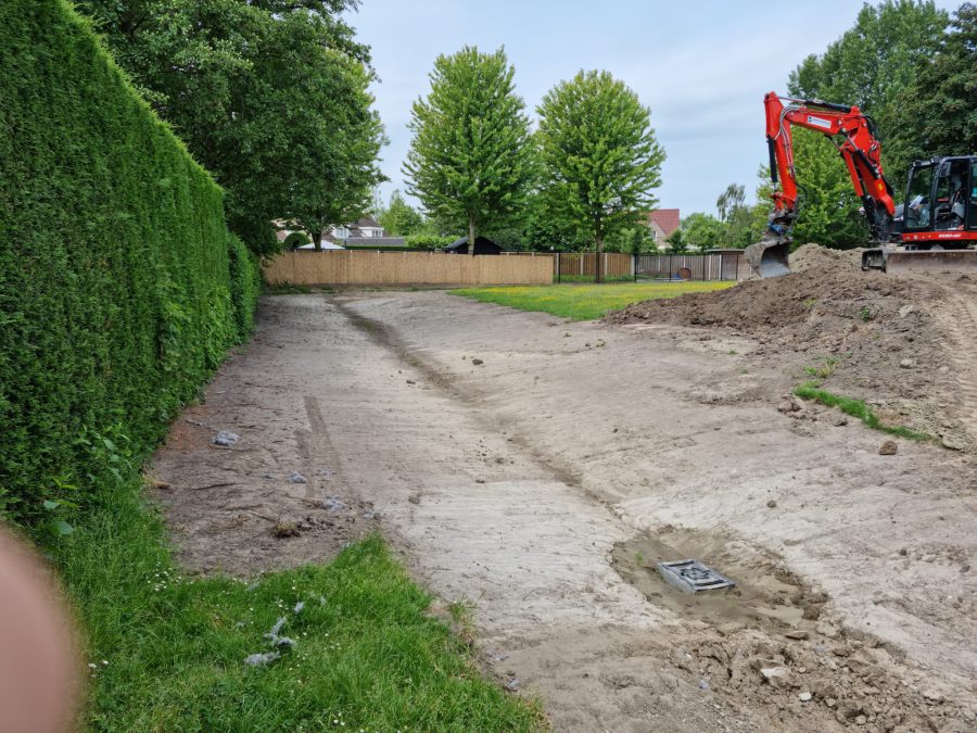 Aanleg voetpad Grintweg
