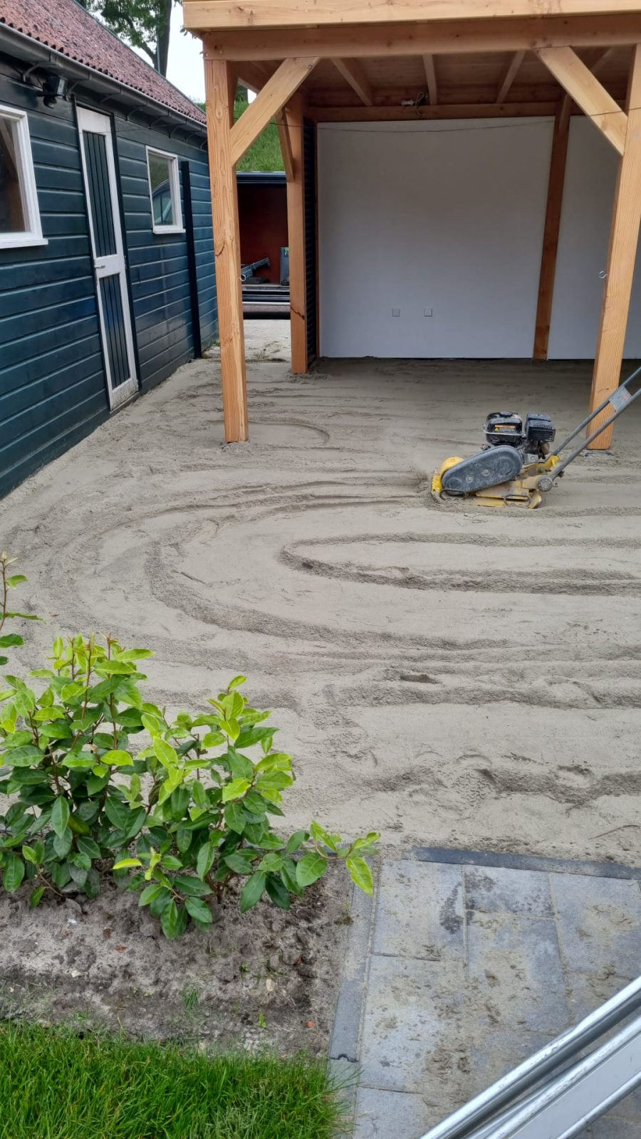Aanleg van terras