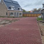 Aanleg bestrating Annahof in Waarde